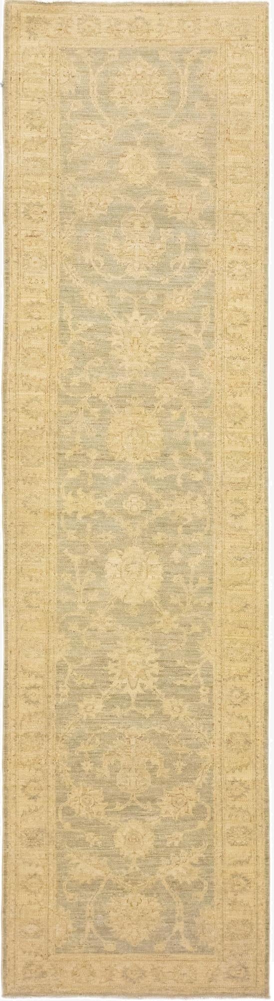 2' 10 x 11'  Hand Knotted Peshawar Ziegler Runner Rug