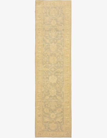 2' 10 x 11' Hand Knotted Peshawar Ziegler Runner Rug