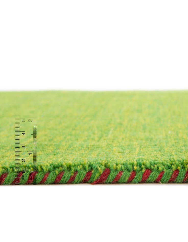 Detail image of 2' 7 x 16' 5  Hand Knotted Solid Gabbeh Wool Runner Rug