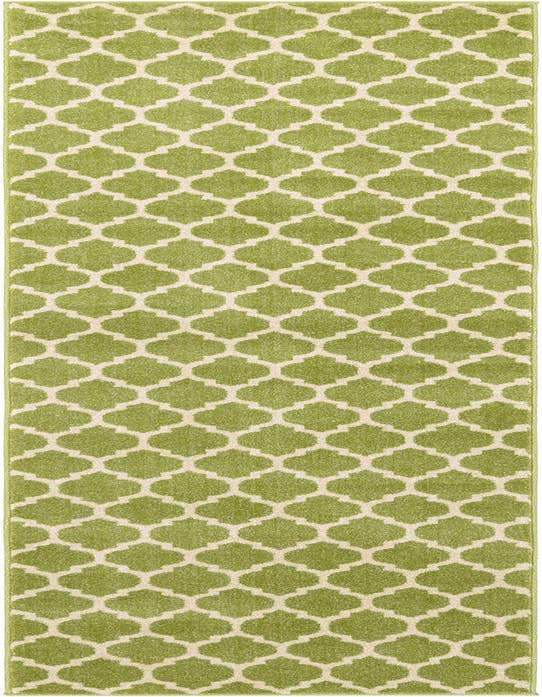 Detail image of 2' 7 x 10' Trellis Runner Rug