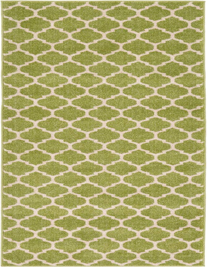 Detail image of 2' 7 x 8' Trellis Runner Rug