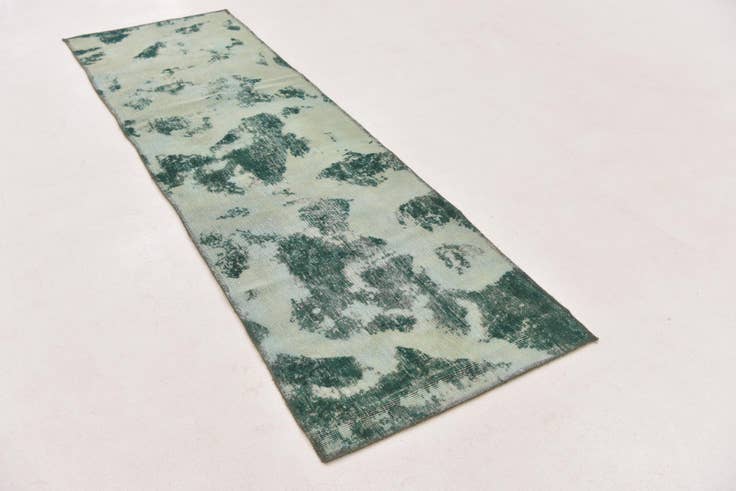 Detail image of 2' 3 x 7' 9 Hand Knotted Ultra Vintage Persian Wool Runner Rug