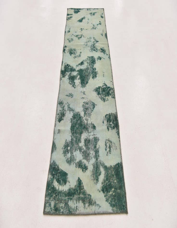 Detail image of 2' 3 x 7' 9  Hand Knotted Ultra Vintage Persian Wool Runner Rug