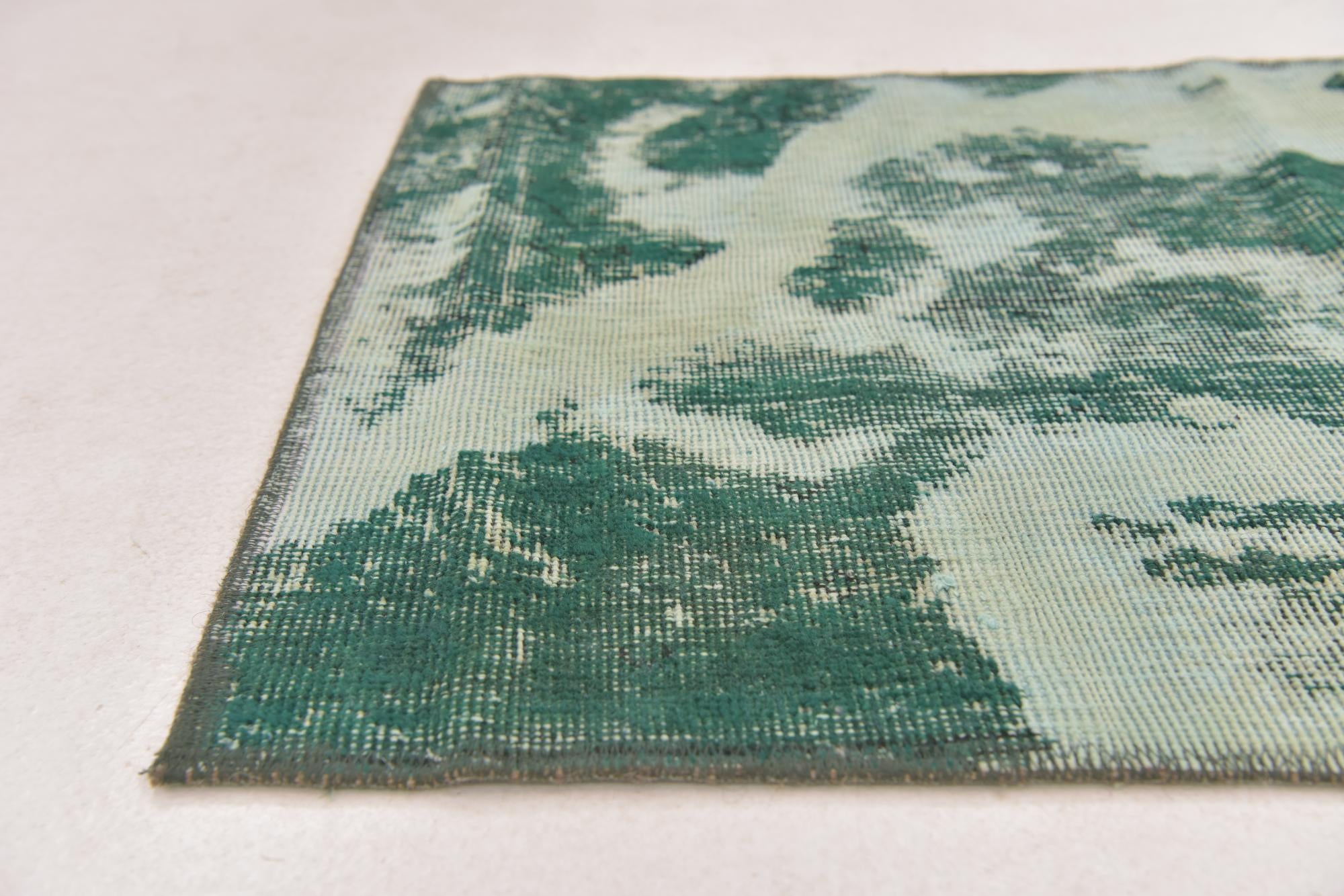 70cm x 235cm Hand Knotted Ultra Vintage Persian Wool Runner Rug