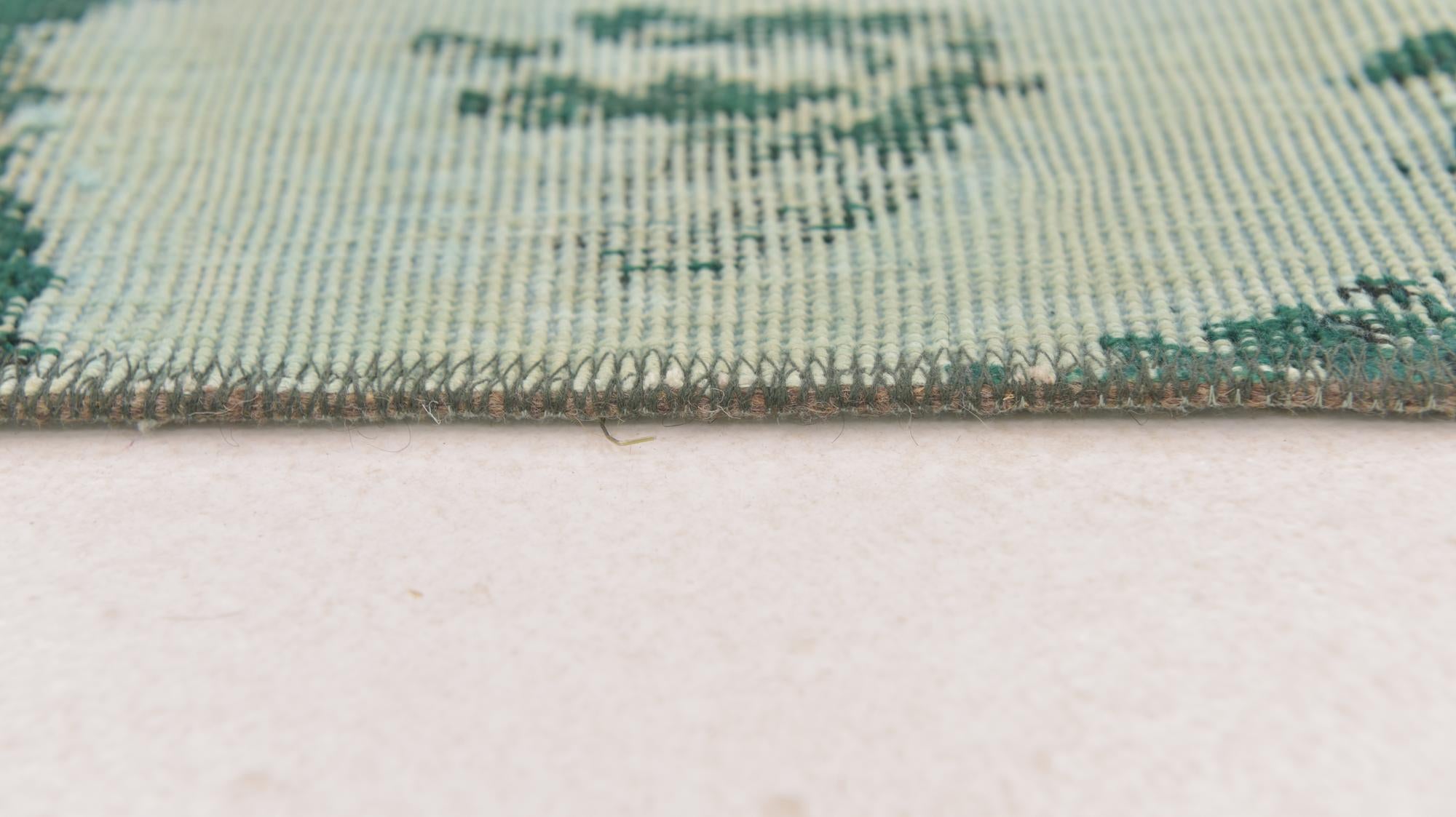70cm x 235cm Hand Knotted Ultra Vintage Persian Wool Runner Rug