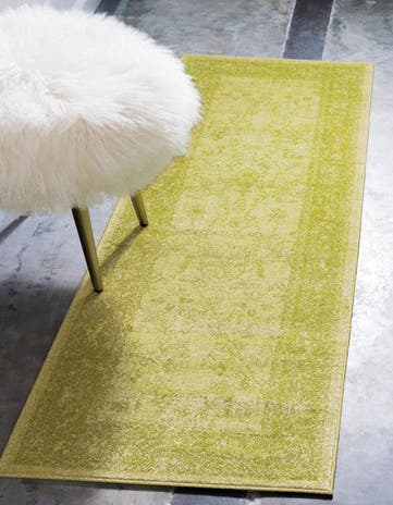 Light Green Vista Runner Rug