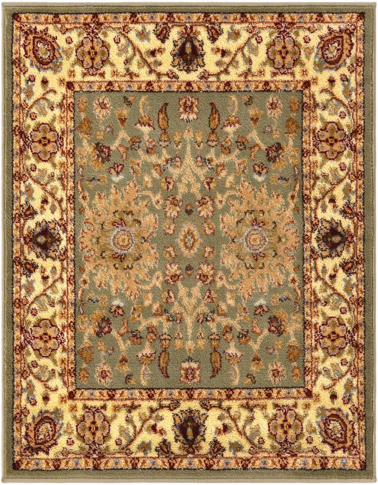 Detail image of 3' x 3' Classic Agra Square Rug