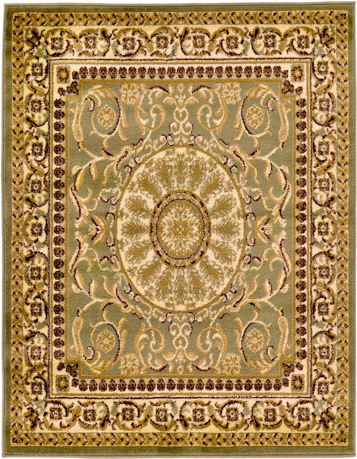 Detail image of 4' x 4' Classic Aubusson Square Rug