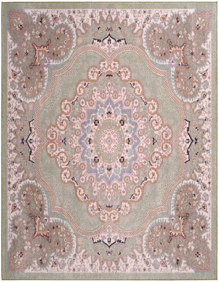 Detail image of 7' 10 x 7' 10 Kamala Washable Square Rug