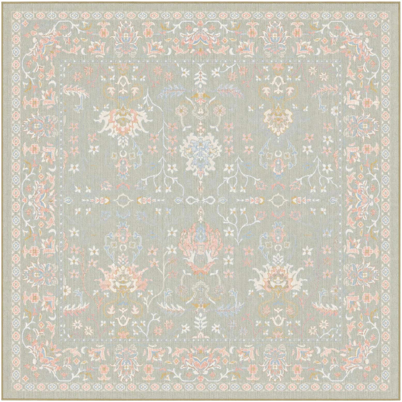 7' 10 x 7' 10 Kamala Washable Square Rug