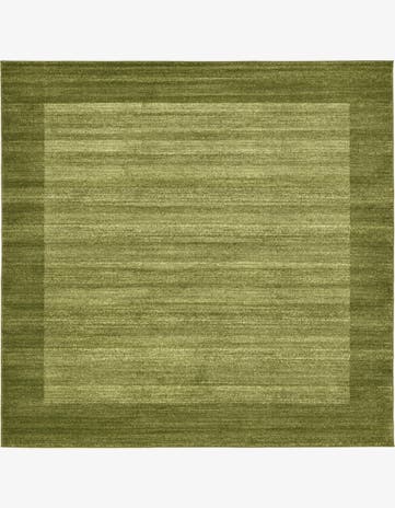 Light Green Loft Square Rug