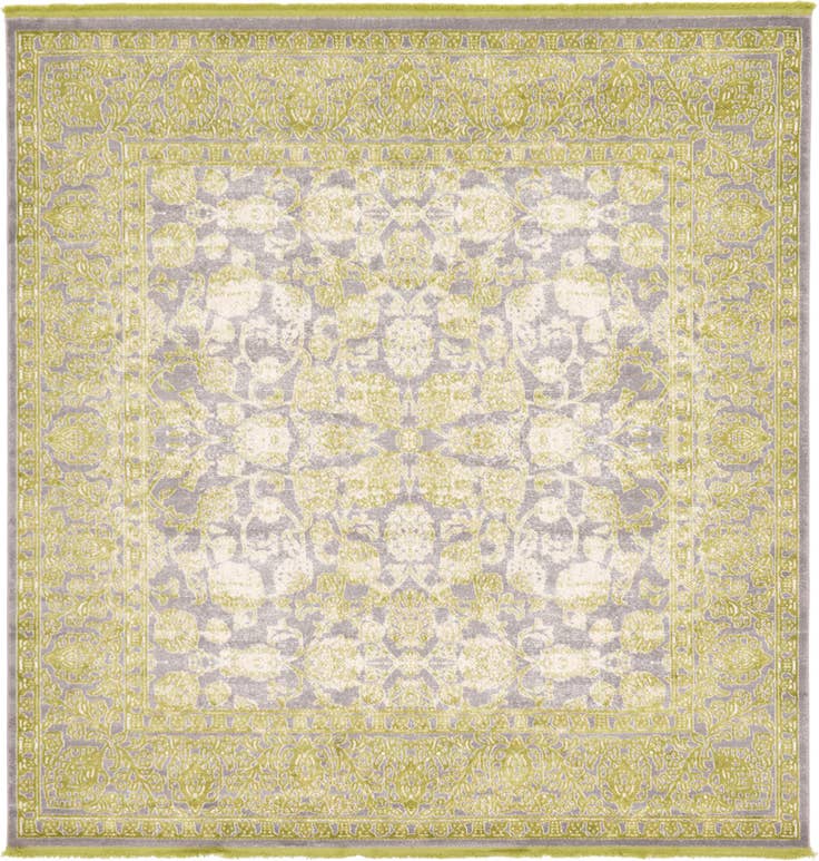 Detail image of 8' x 8' Modern Classical Square Rug