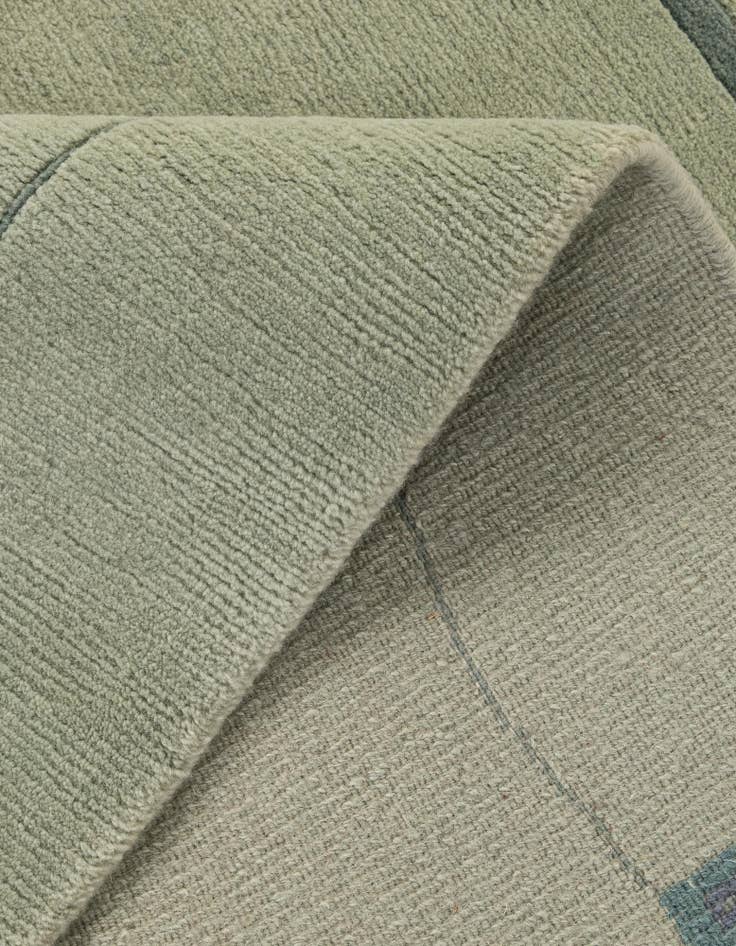 Detail image of 6' 9 x 6' 10  Hand Knotted Nepal Wool Square Rug