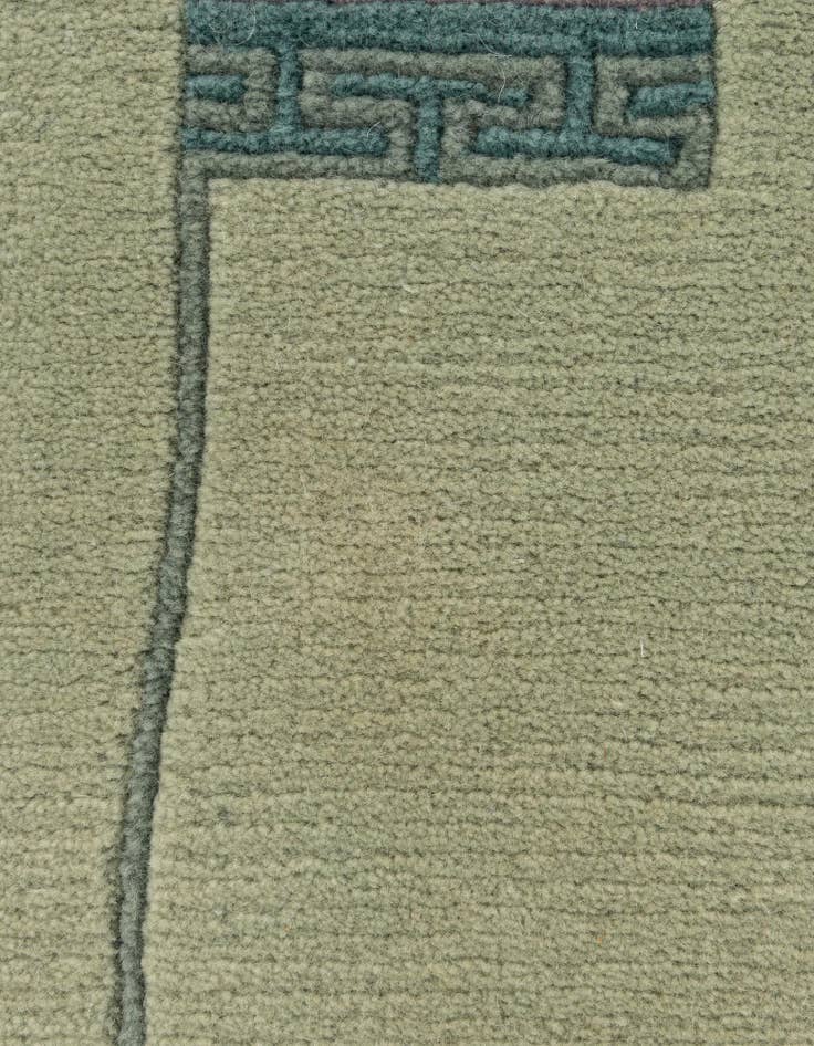 Detail image of 6' 9 x 6' 10  Hand Knotted Nepal Wool Square Rug