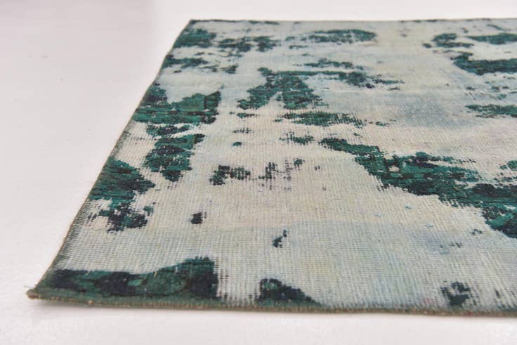 Detail image of 5' x 6' Hand Knotted Ultra Vintage Persian Wool Square Rug