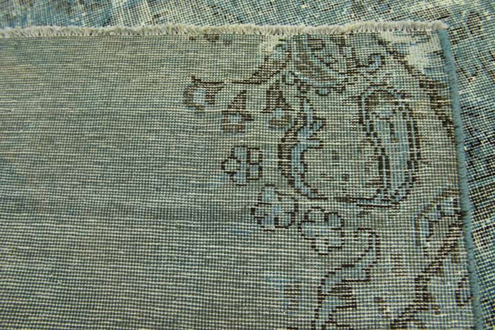 4' x 4' 10 Hand Knotted Ultra Vintage Persian Wool Square Rug