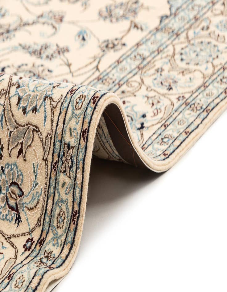 Detail image of 6' 8 x 10' 6 Hand Knotted Nain Rug