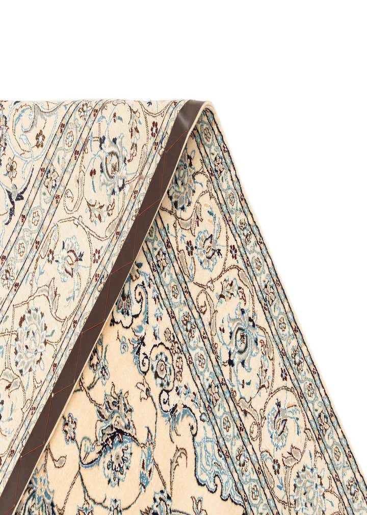 6' 8 x 10' 6 Hand Knotted Nain Rug