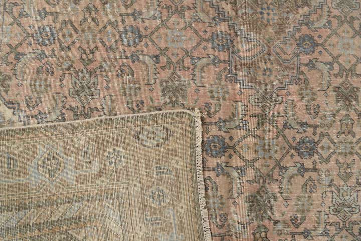 6' 7 x 9' 4 Hand Knotted Ultra Vintage Persian Wool Rug