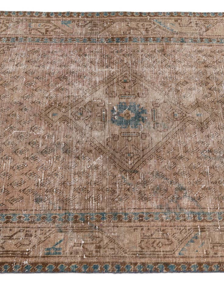 Detail image of 3' 3 x 5' 1  Hand Knotted Ultra Vintage Persian Wool Rug