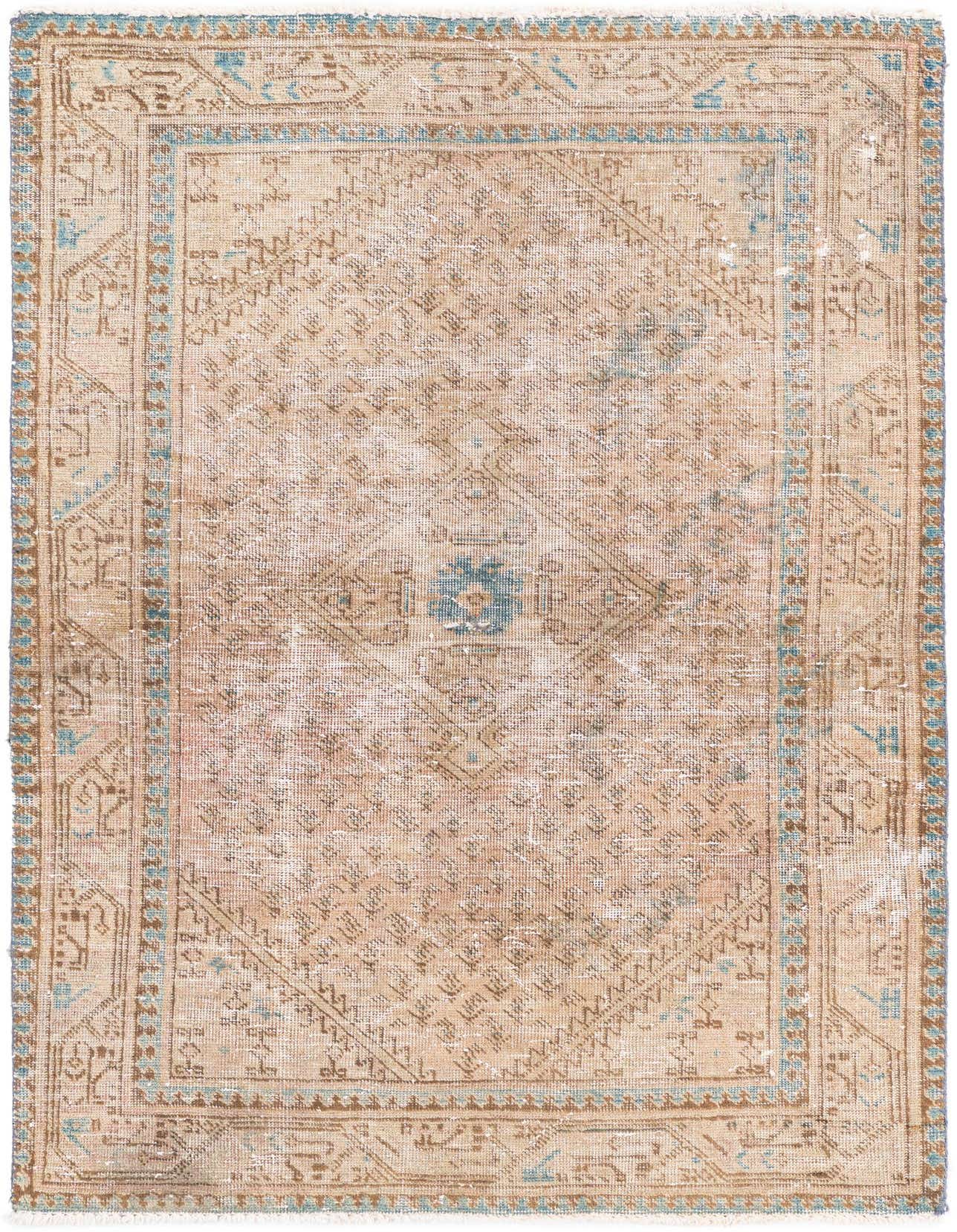 Primary image 3' 3 x 5' 1  Hand Knotted Ultra Vintage Persian Wool Rug