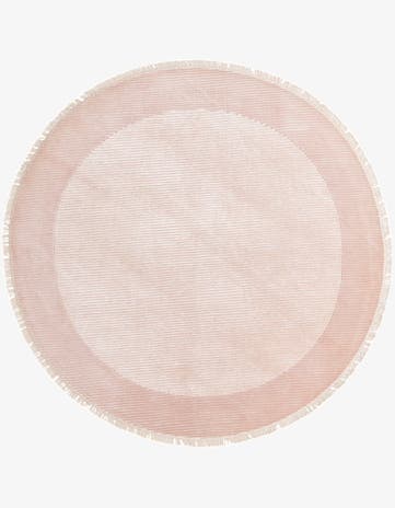 6' 9 x 6' 9 Hand Knotted Darya Wool Round Rug