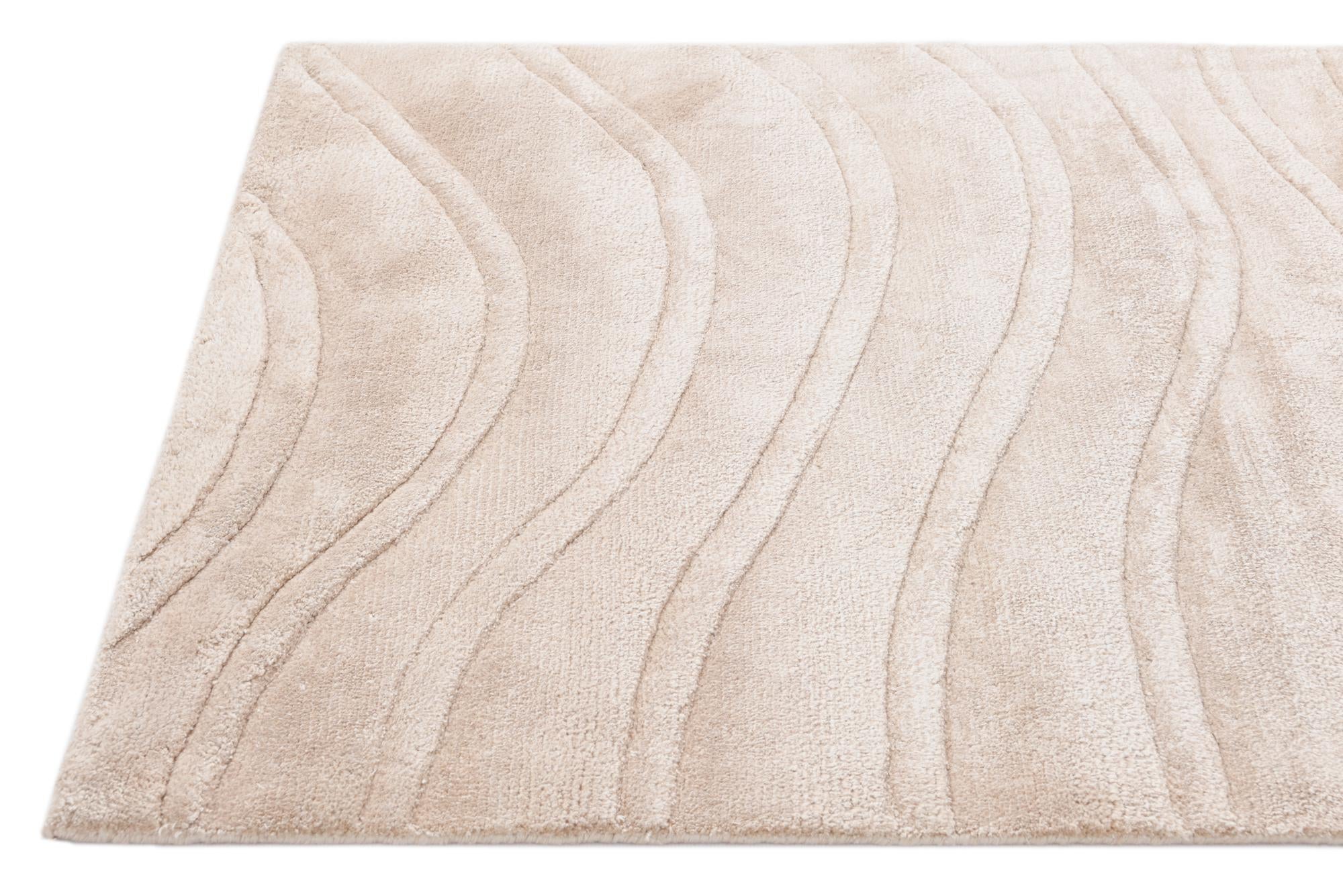 2' 7 x 9' 8 Hand Knotted Darya Wool Runner Rug