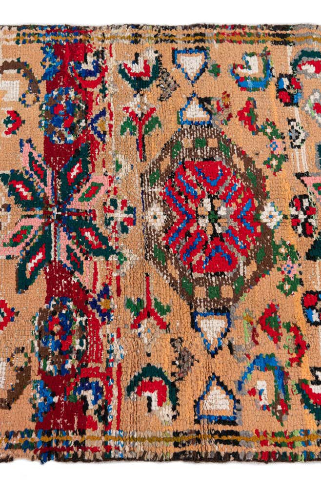 2' 2 x 5' 3 Hand Knotted Ultra Vintage Persian Wool Runner Rug