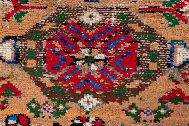 2' 2 x 5' 3 Hand Knotted Ultra Vintage Persian Wool Runner Rug