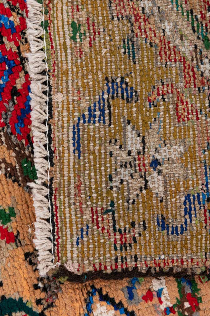 2' 2 x 5' 3 Hand Knotted Ultra Vintage Persian Wool Runner Rug