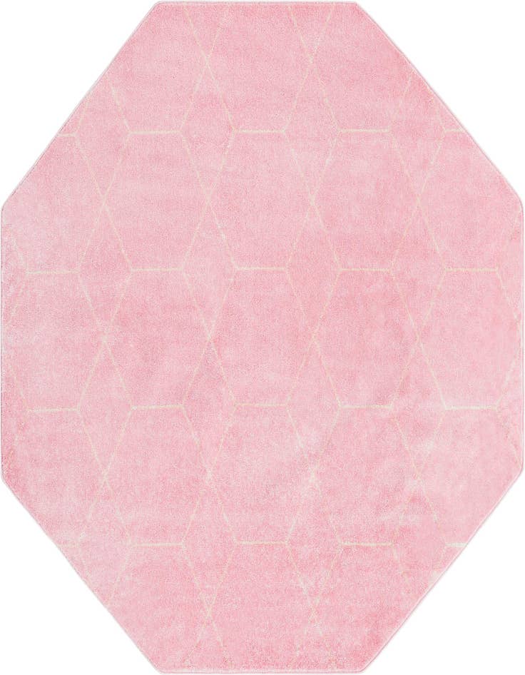 Detail image of 7' 10 x 7' 10 Lattice Frieze Octagon Rug