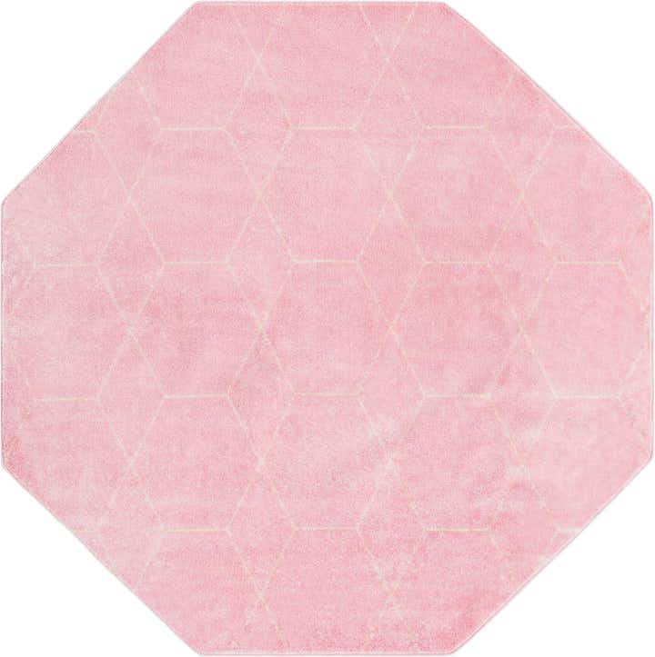 7' 10 x 7' 10 Lattice Frieze Octagon Rug