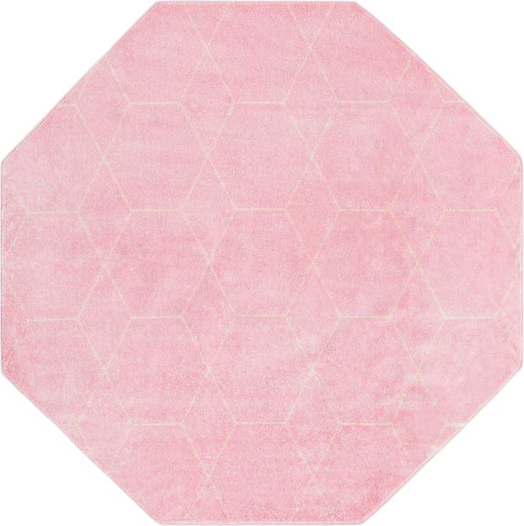 Detail image of 7' 10 x 7' 10 Lattice Frieze Octagon Rug