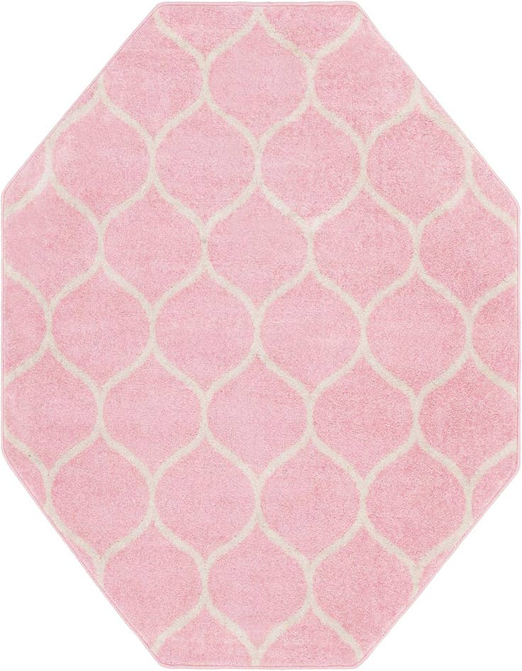 Detail image of 5' 3 x 5' 3 Trellis Frieze Octagon Rug