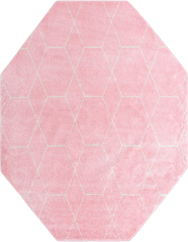 Detail image of 5' 3 x 5' 3 Trellis Frieze Octagon Rug