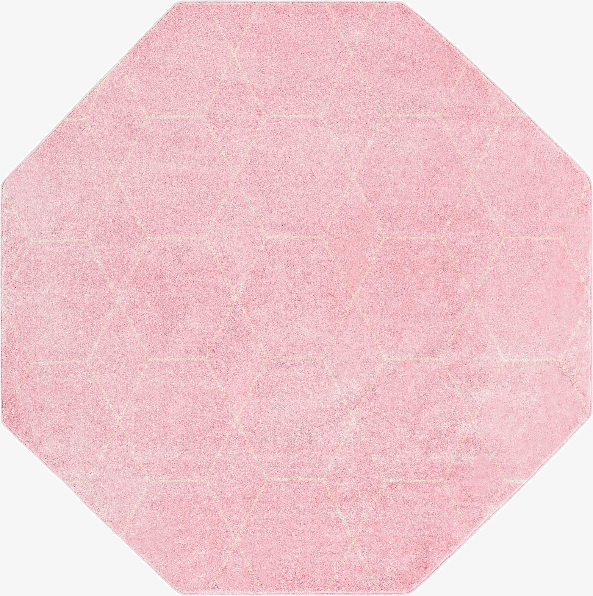 7' 10 x 7' 10 Trellis Frieze Octagon Rug