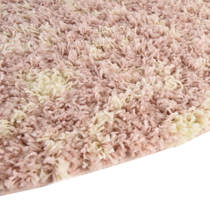 Detail image of 4' x 6' Moroccan Trellis Shag Oval Rug
