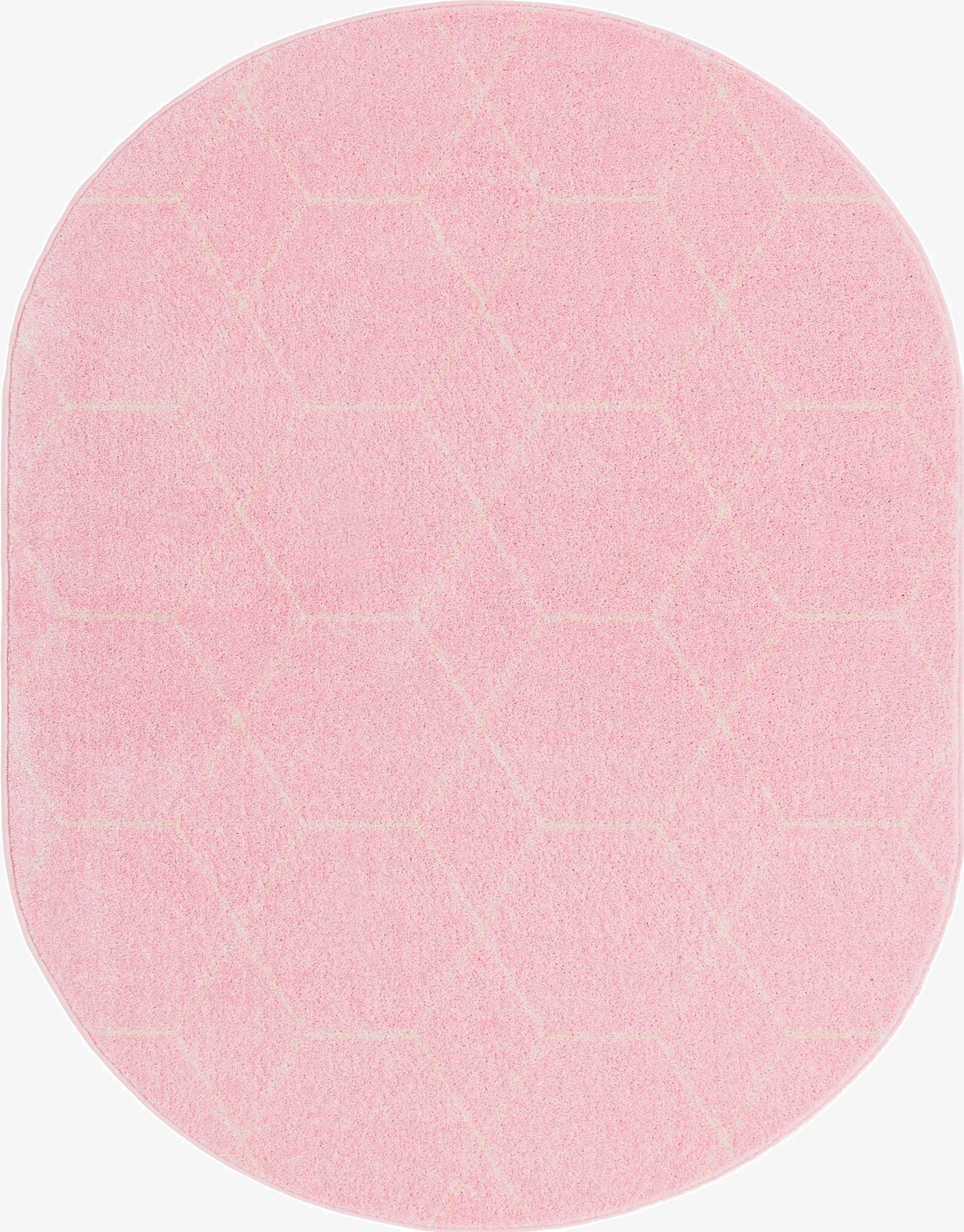 Primary image 7' 10 x 10' Trellis Frieze Oval Rug