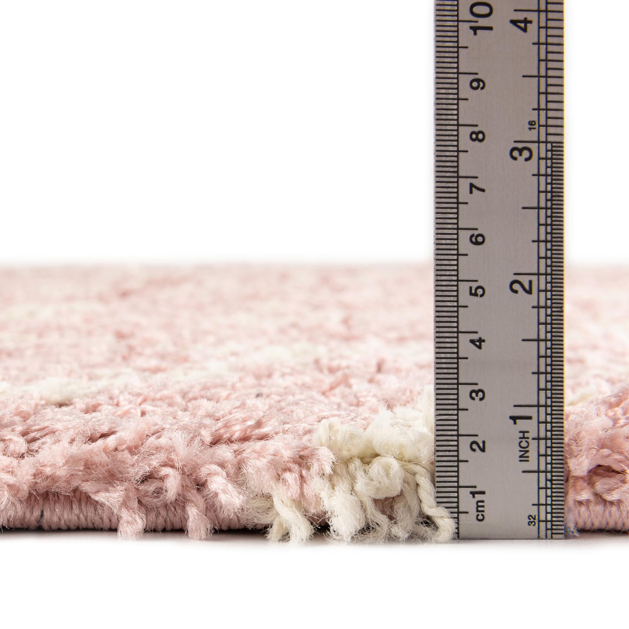 4' x 6' Trellis Shag Oval Rug