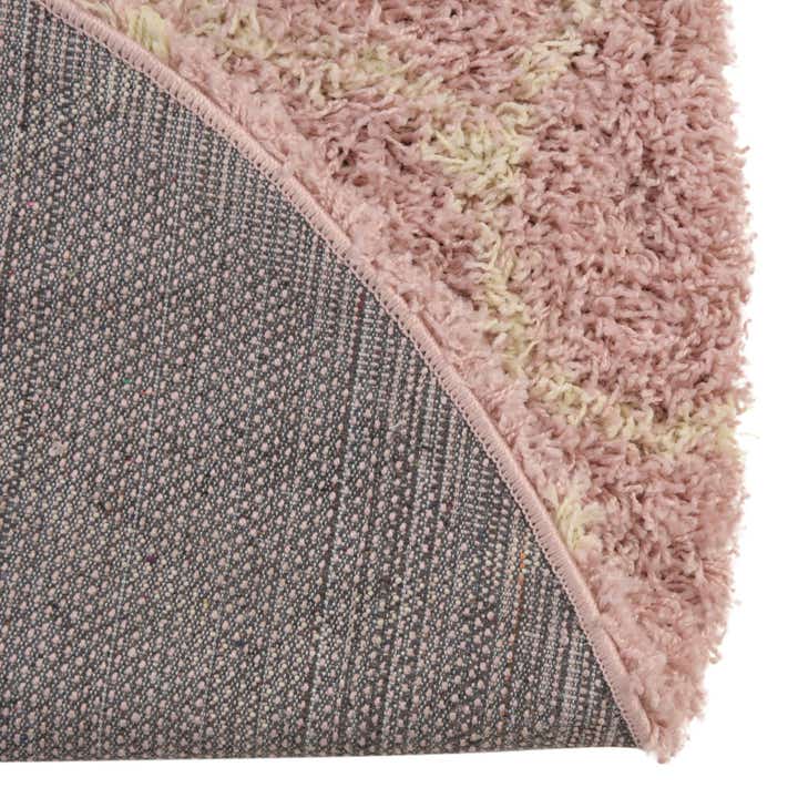 5' 3 x 8' Trellis Shag Oval Rug