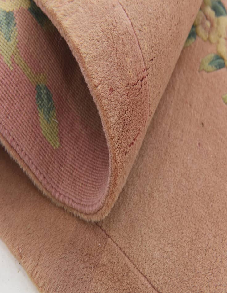 Detail image of 2' 4 x 4' 8 Hand Knotted Antique Finish Wool Rug