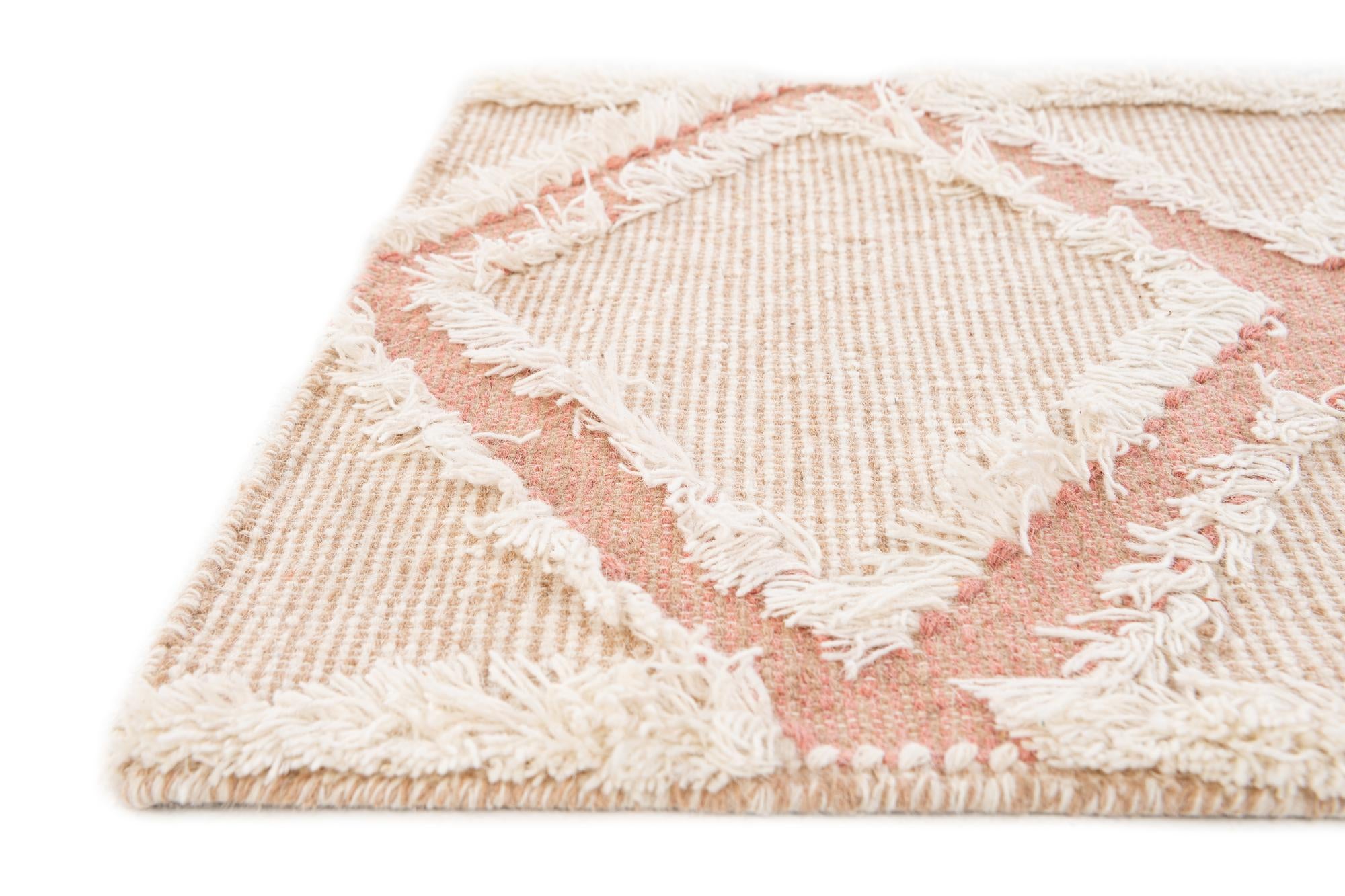 2' x 2' 10 Hand Woven Arizona Wool Rug