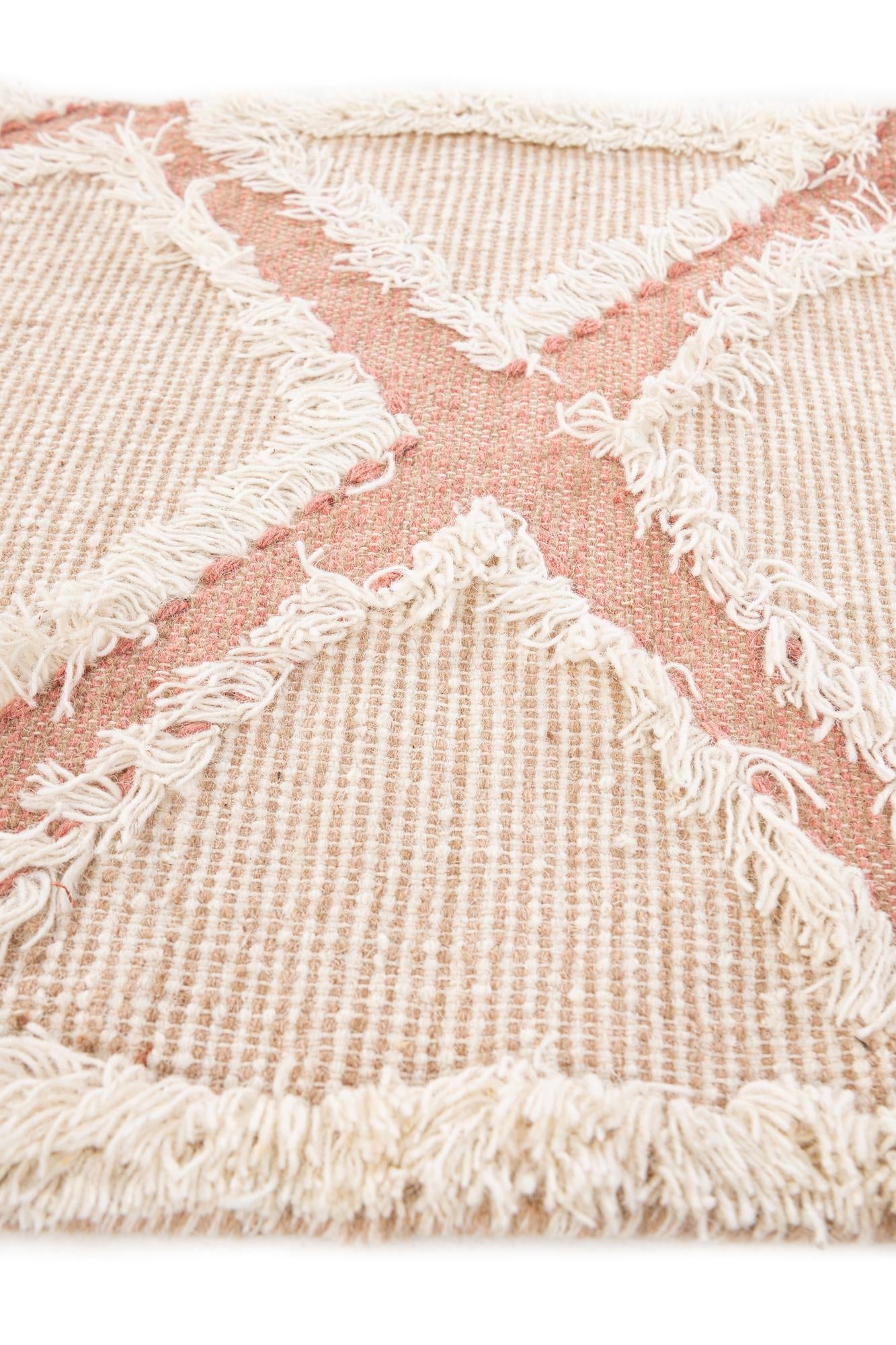 2' x 2' 10 Hand Woven Arizona Wool Rug
