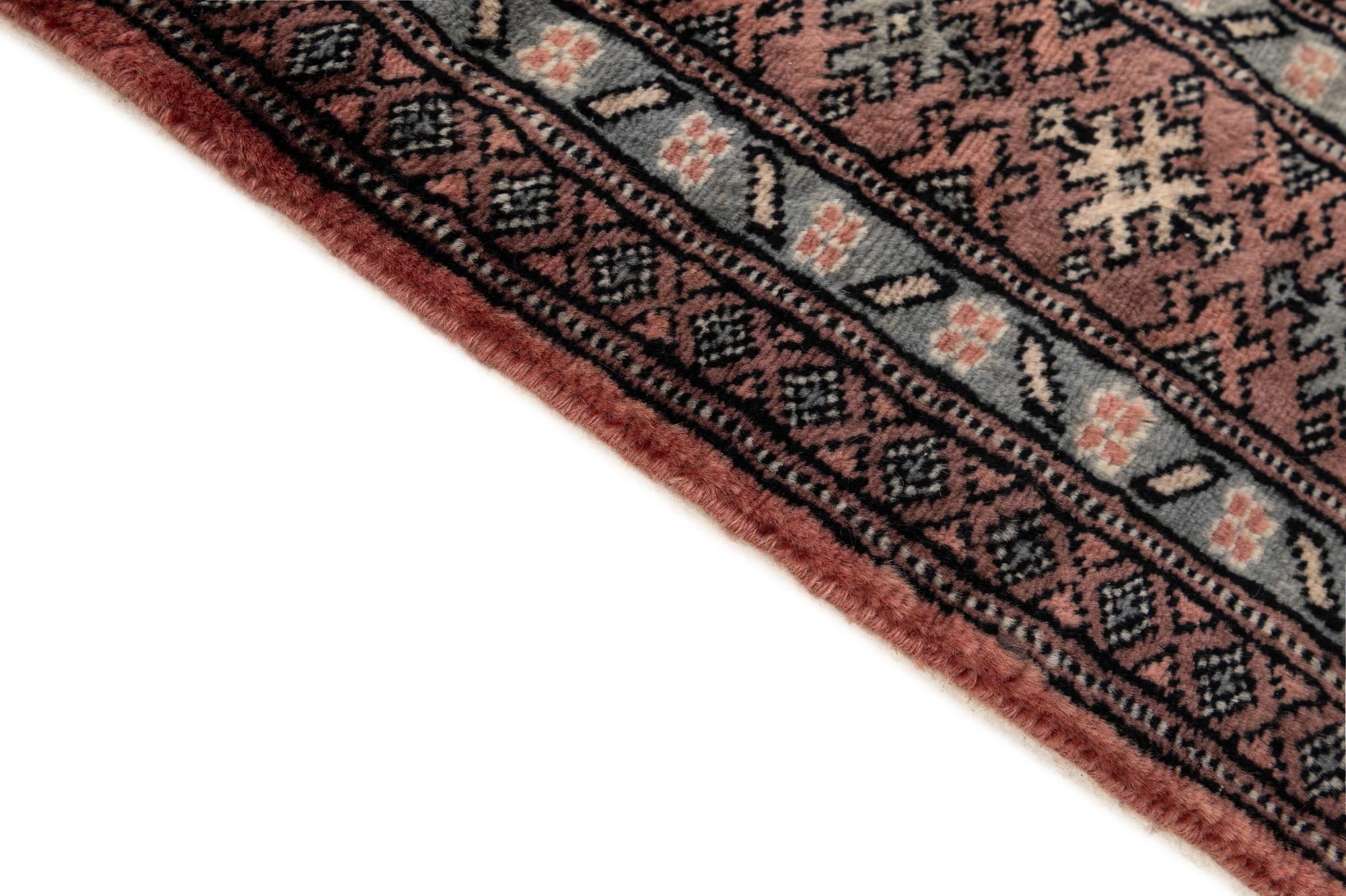 4' 2 x 6' 3 Hand Knotted Bokhara Oriental Wool Rug