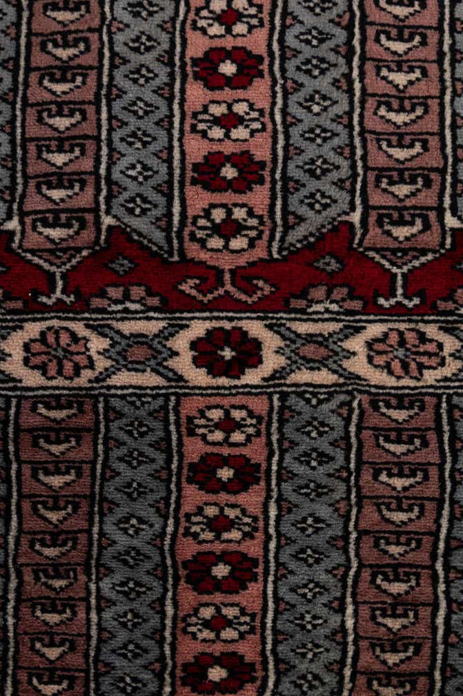 4' 2 x 6' 3 Hand Knotted Bokhara Oriental Wool Rug