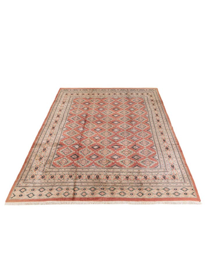 Detail image of 7' 3 x 9' 6  Hand Knotted Bokhara Oriental Rug