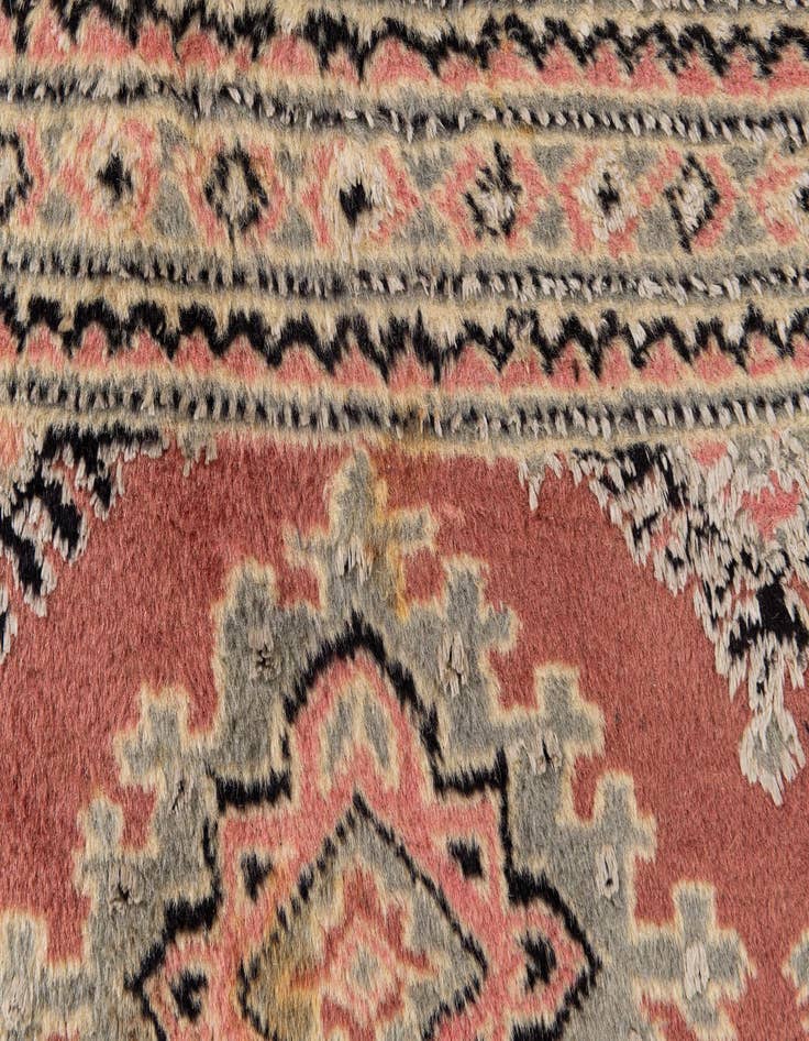 Detail image of 7' 3 x 9' 6  Hand Knotted Bokhara Oriental Rug