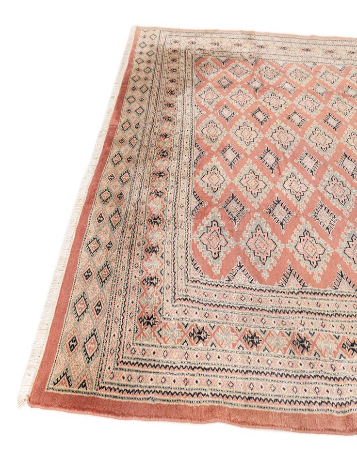 Detail image of 7' 3 x 9' 6  Hand Knotted Bokhara Oriental Rug