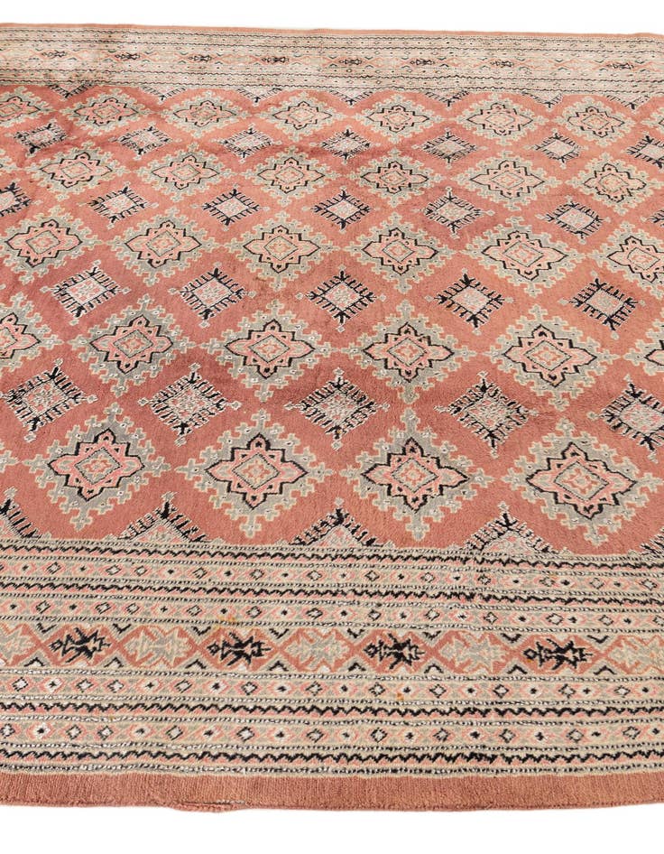 Detail image of 7' 3 x 9' 6  Hand Knotted Bokhara Oriental Rug