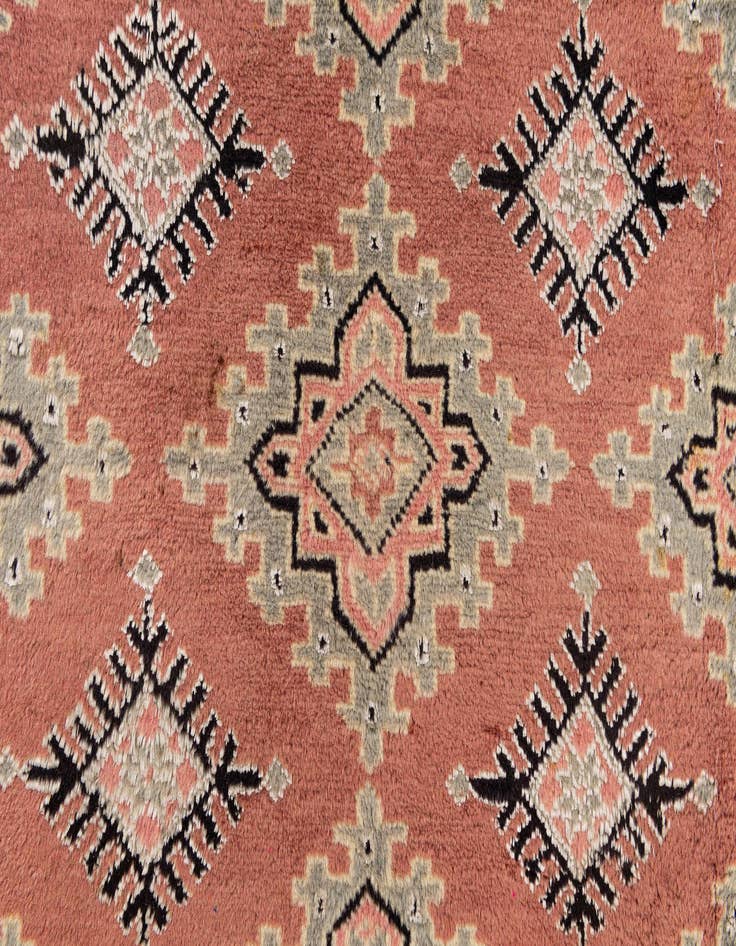 Detail image of 7' 3 x 9' 6  Hand Knotted Bokhara Oriental Rug